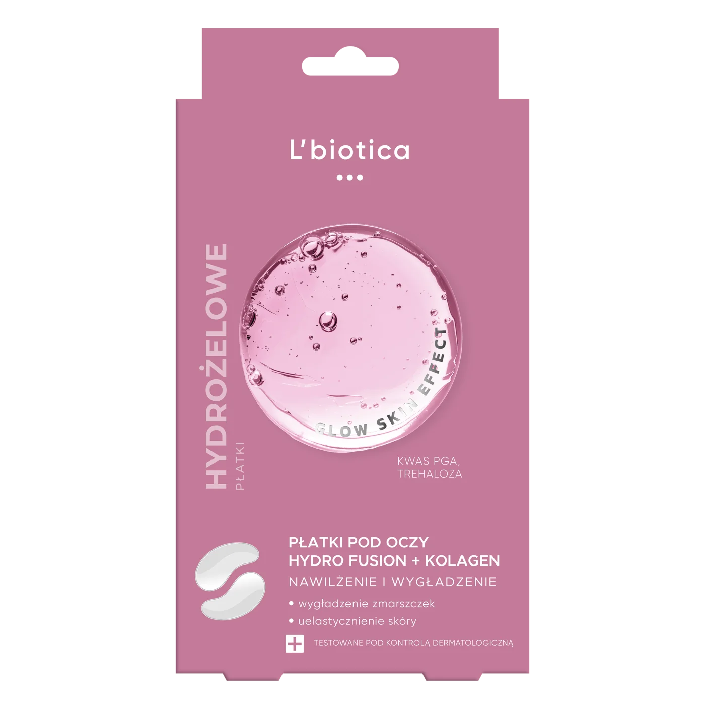 L'biotica Hydrożelowe płatki pod oczy z kolagenem, 1 para