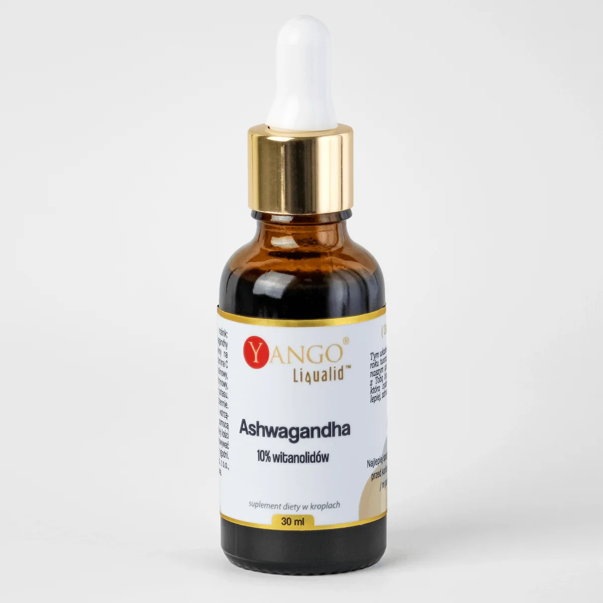 Yango Ashwagandha 10% witanolidów krople, 30 ml