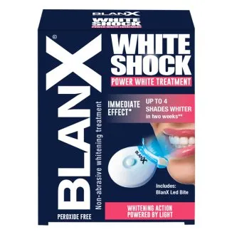 BlanX White Shock, intensywny system wybielający z Blanx Led Bite, 50 ml