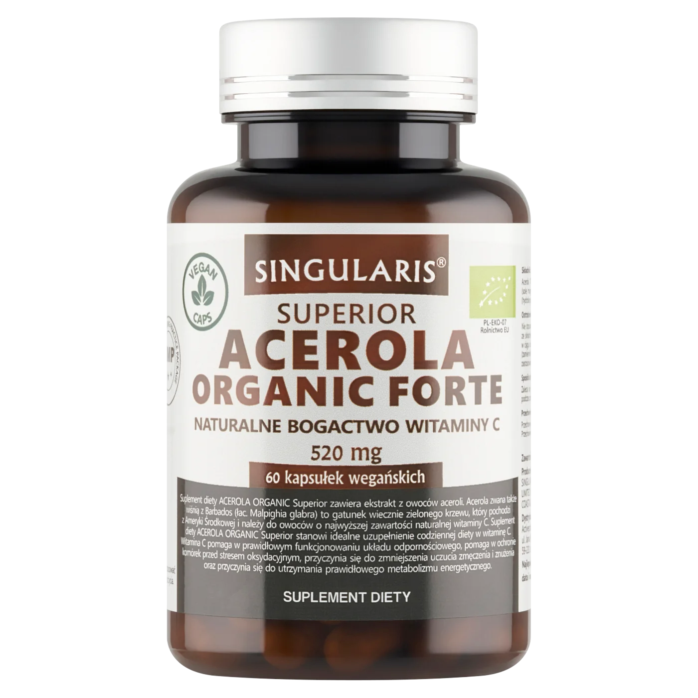 Singularis Superior Acerola Organic Forte 60 kapsułek