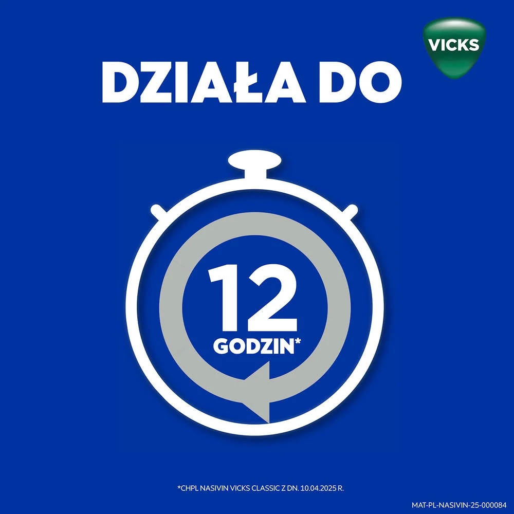Nasivin Vicks Classic 0,5 mg/ml, aerozol do nosa, 10 ml