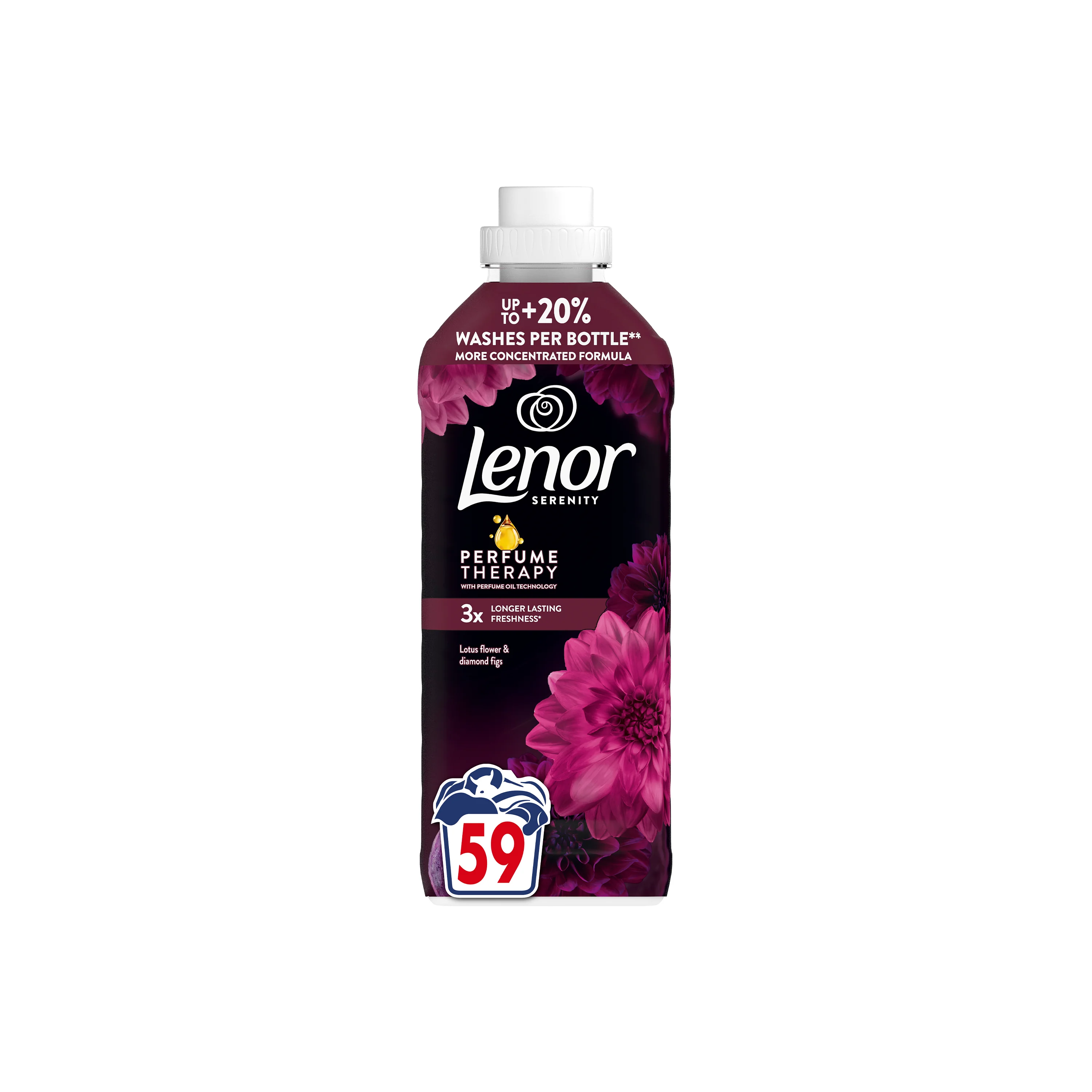 Lenor Lotus Water & Diamond Figs płyn do płukania tkanin, 59 prań