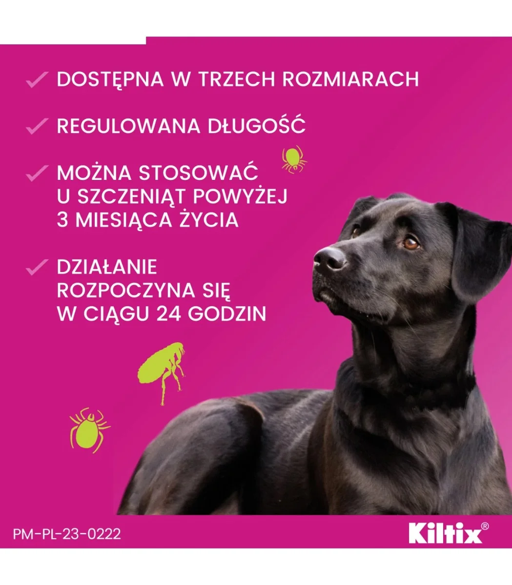 Kiltix 4,5 g + 1,013 g, obroża dla dużych psów, 1 sztuka
