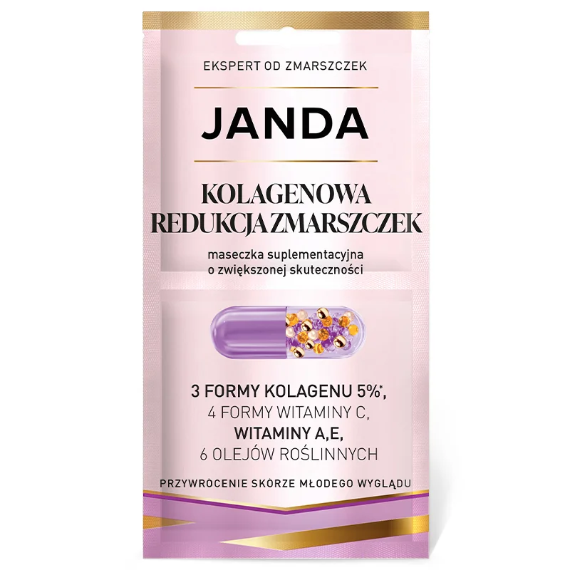 Janda Kolagenowa Redukcja Zmarszczek maseczka suplementacyjna, 8 ml