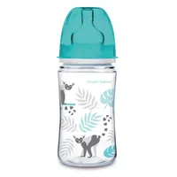 Canpol, butelka szerokootworowa antykolkowa EasyStart Lemur 35/227, 240 ml
