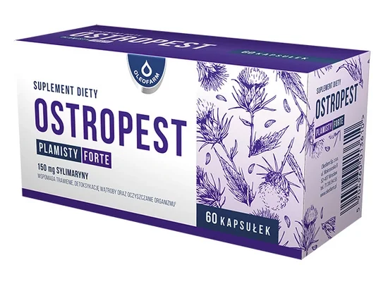 Ostropest plamisty forte 60 kapsułek