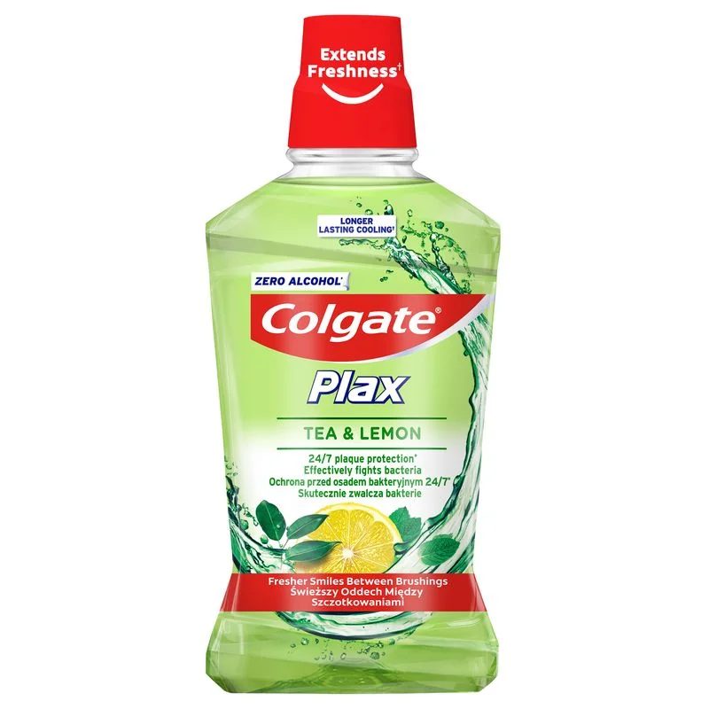 Colgate Plax Tea & Lemon płyn do płukania jamy ustnej, 500 ml