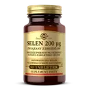 Solgar Selen związany z drożdżami 200 µg - suplement diety, 50 tabletek
