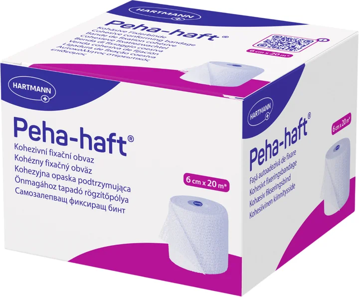 Peha-Haft kohezyjna opaska podtrzymująca, 6 cm x 20 m