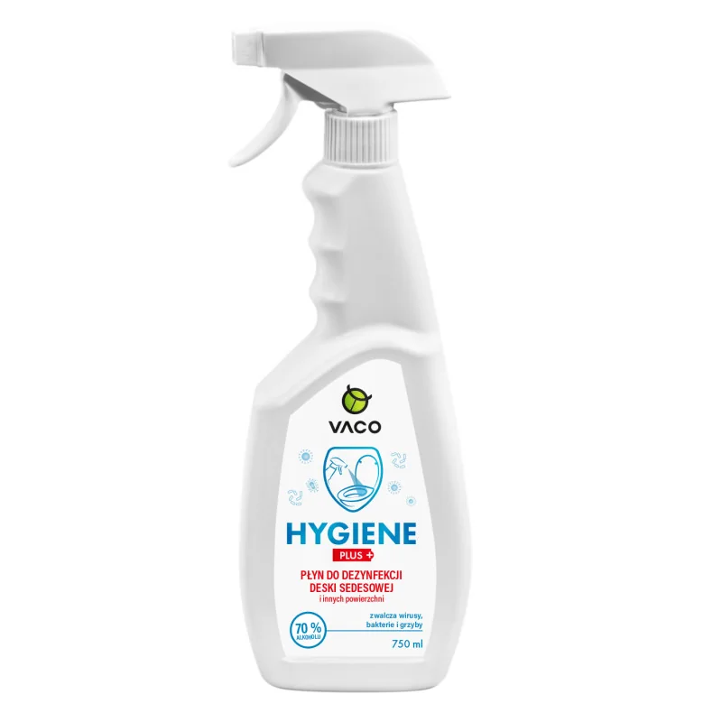 VACO Hygiene PLUS płyn do dezynfekcji toalet i innych powierzchni, 750 ml