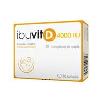 Ibuvit D3, 4000 IU, 30 kapsułek