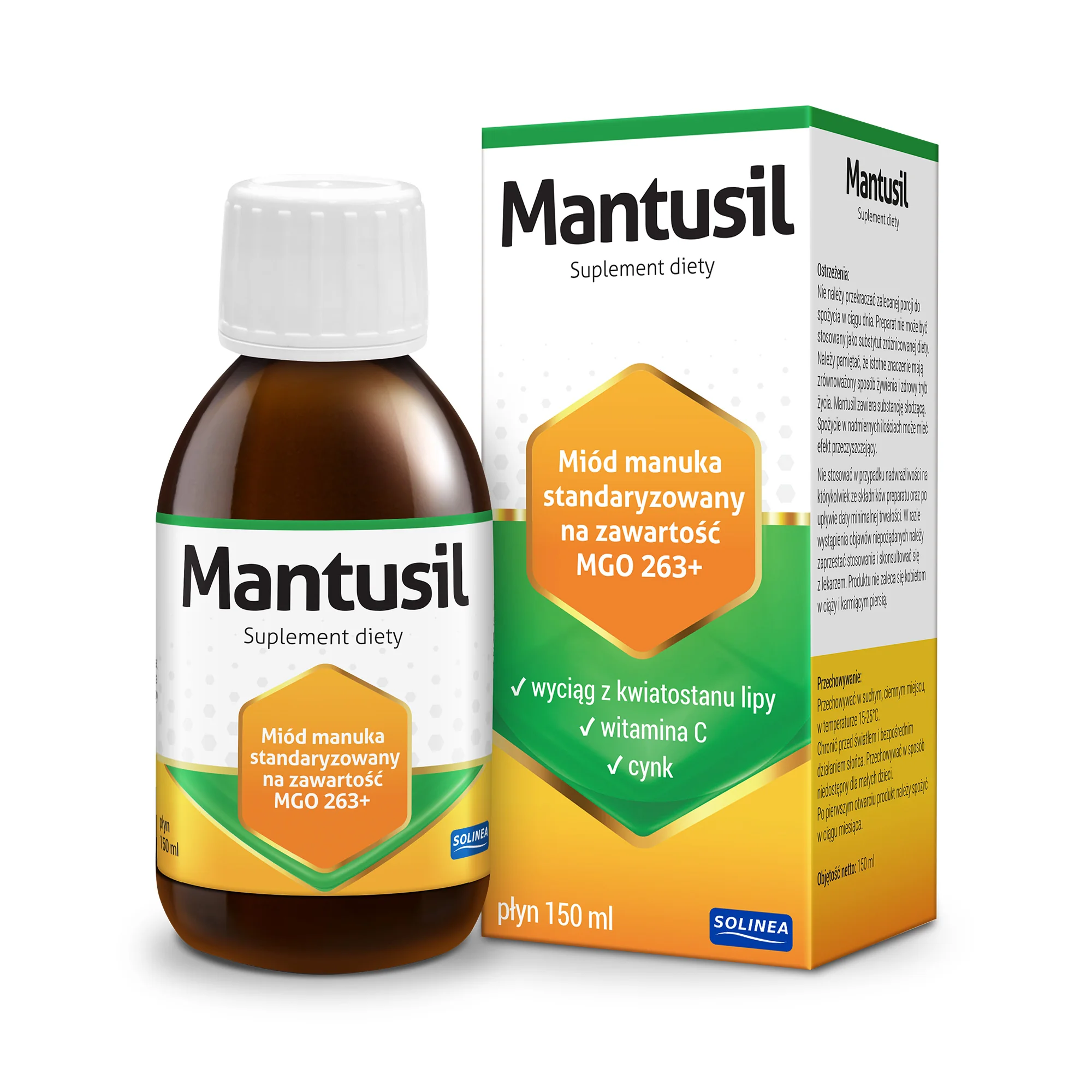 Mantusil płyn, 150 ml