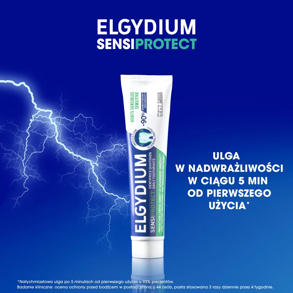 Elgydium SensiProtect pasta do zębów wrażliwych, 75 ml