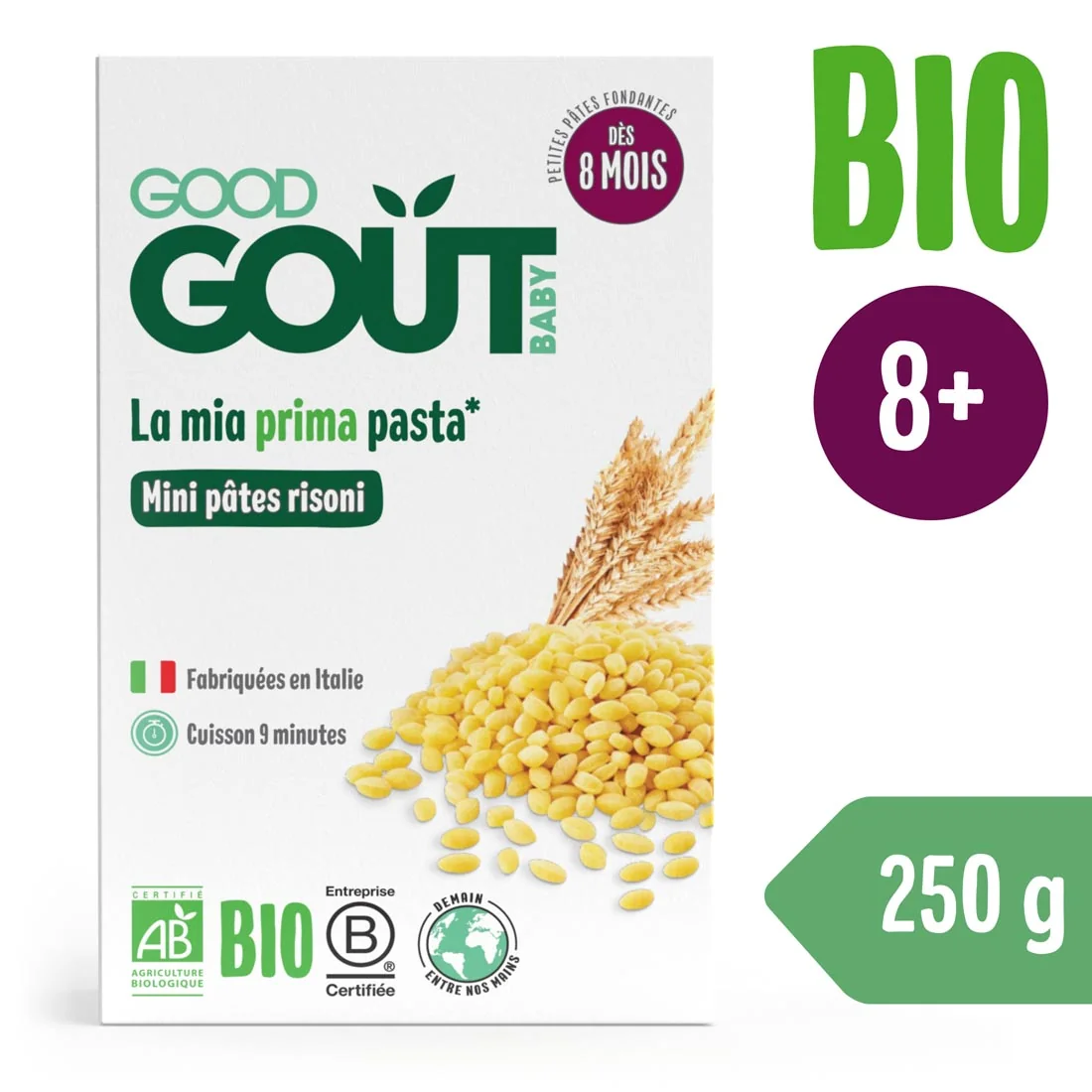 Good Gout BIO włoski makaron risoni, 250 g