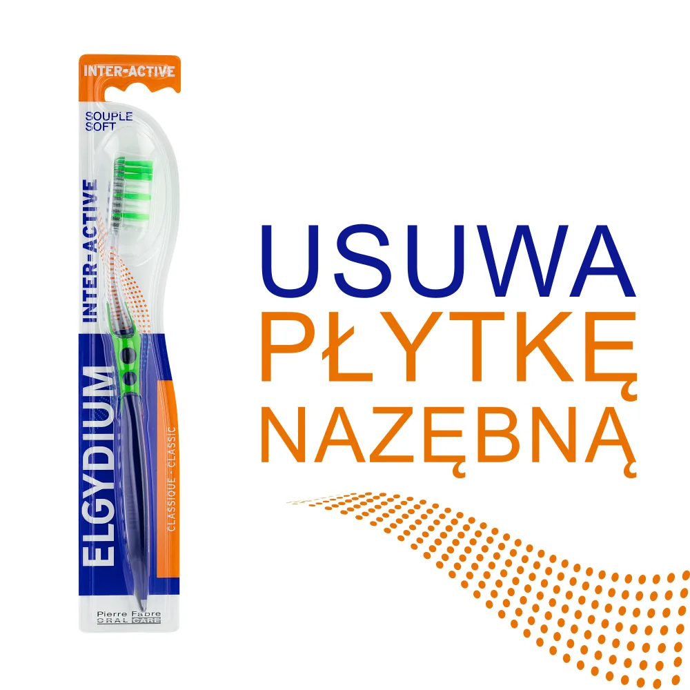 Elgydium Inter-Active Soft szczoteczka do zębów, 1 szt.