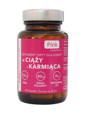 PINK MAMA w ciąży i karmiąca, 30 kapsułek