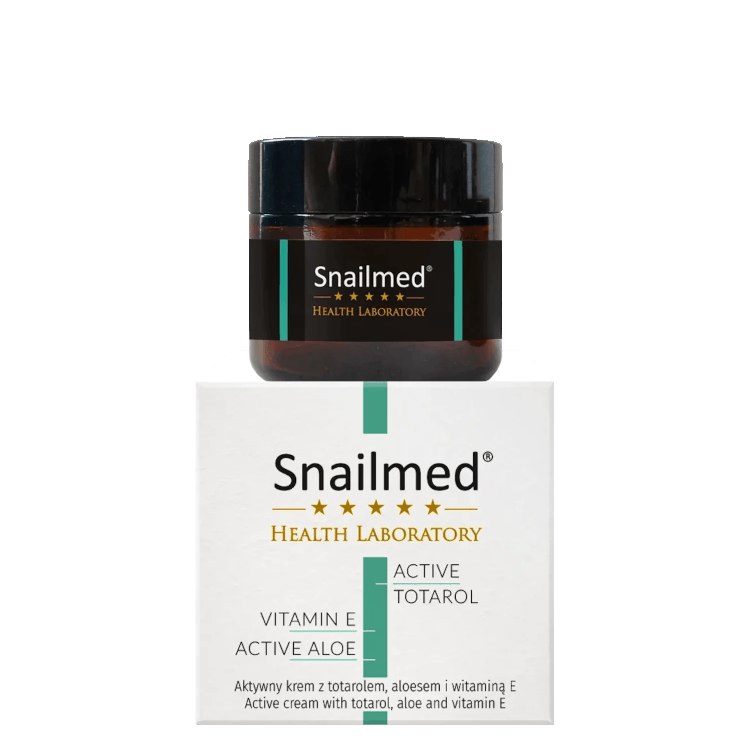 Snailmed aktywny krem z Totarolem, aloesem i witaminą E, 60 ml