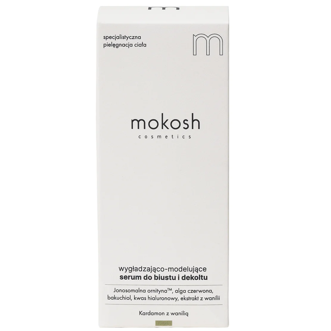 Mokosh wygładzająco-modelujące serum do biustu i dekoltu kardamon z wanilią, 140 ml