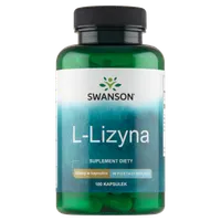 Swanson, L - lizyna, 500 mg, suplement diety, 100 kapsułek