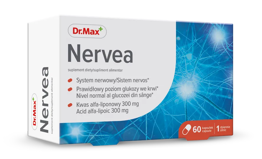 Nervea Dr.Max, suplement diety, 60 kapsułek