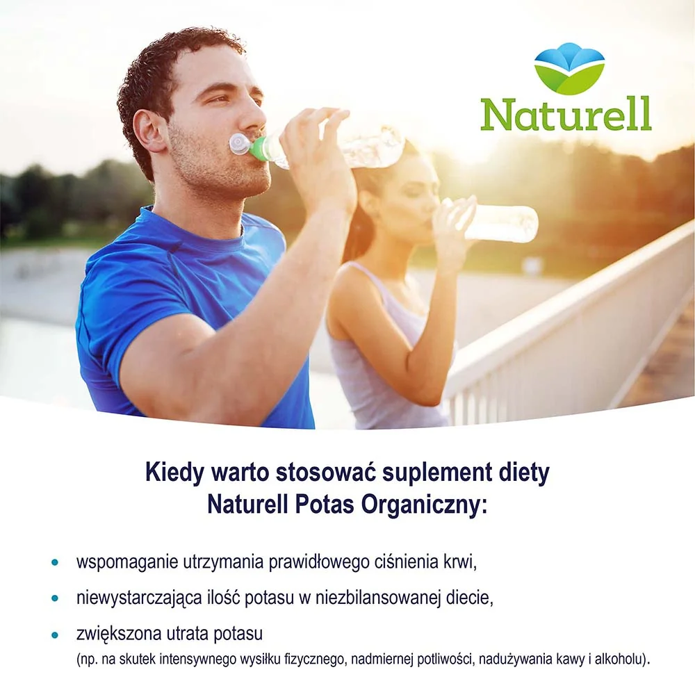 Naturell Potas organiczny 100 tabletek
