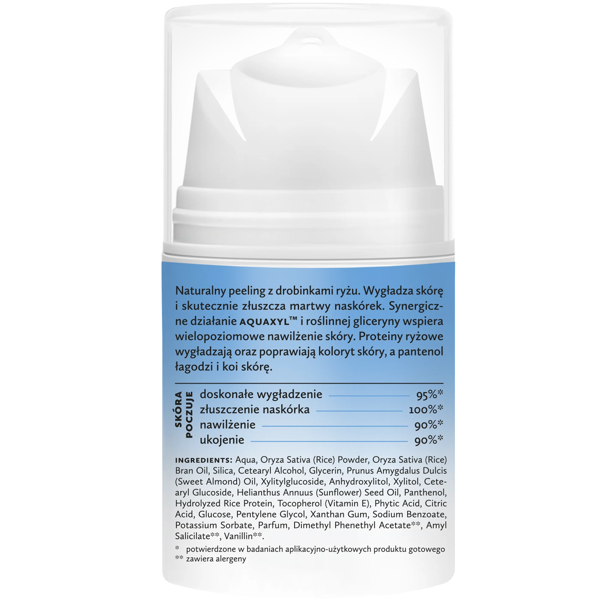 Hagi Aqua Zone łagodny peeling z drobinkami, 50 ml