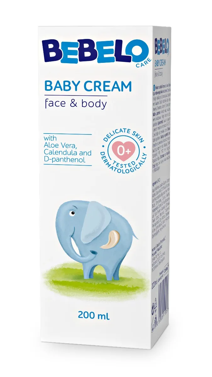 Bebelo Care Dr.Max Baby Cream Face and Body, odżywczy krem do ciała i twarzy, 200 ml