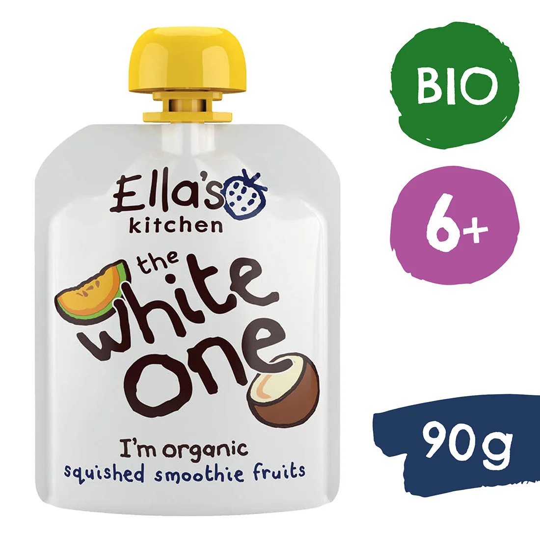 Ella's Kitchen BIO White One puree owocowe z melonem, 90 g