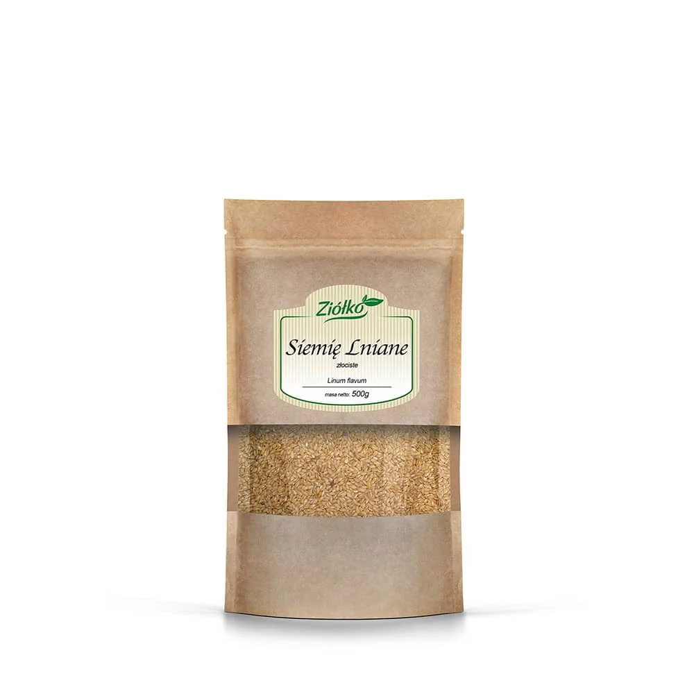 Ziółko siemię lniane złociste ziarno, 500 g