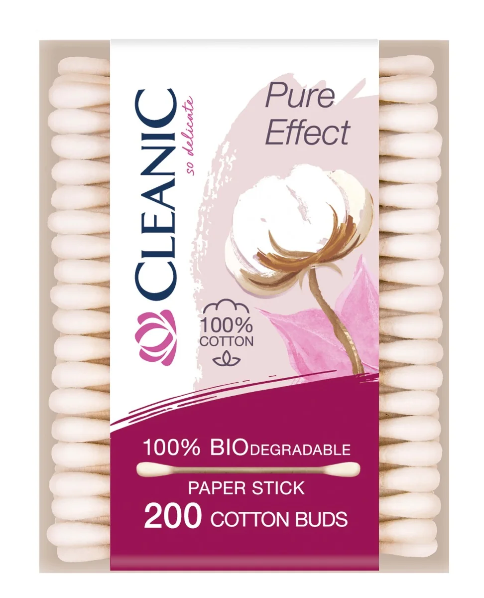 Cleanic Pure Effect patyczki higieniczne, 200 szt.