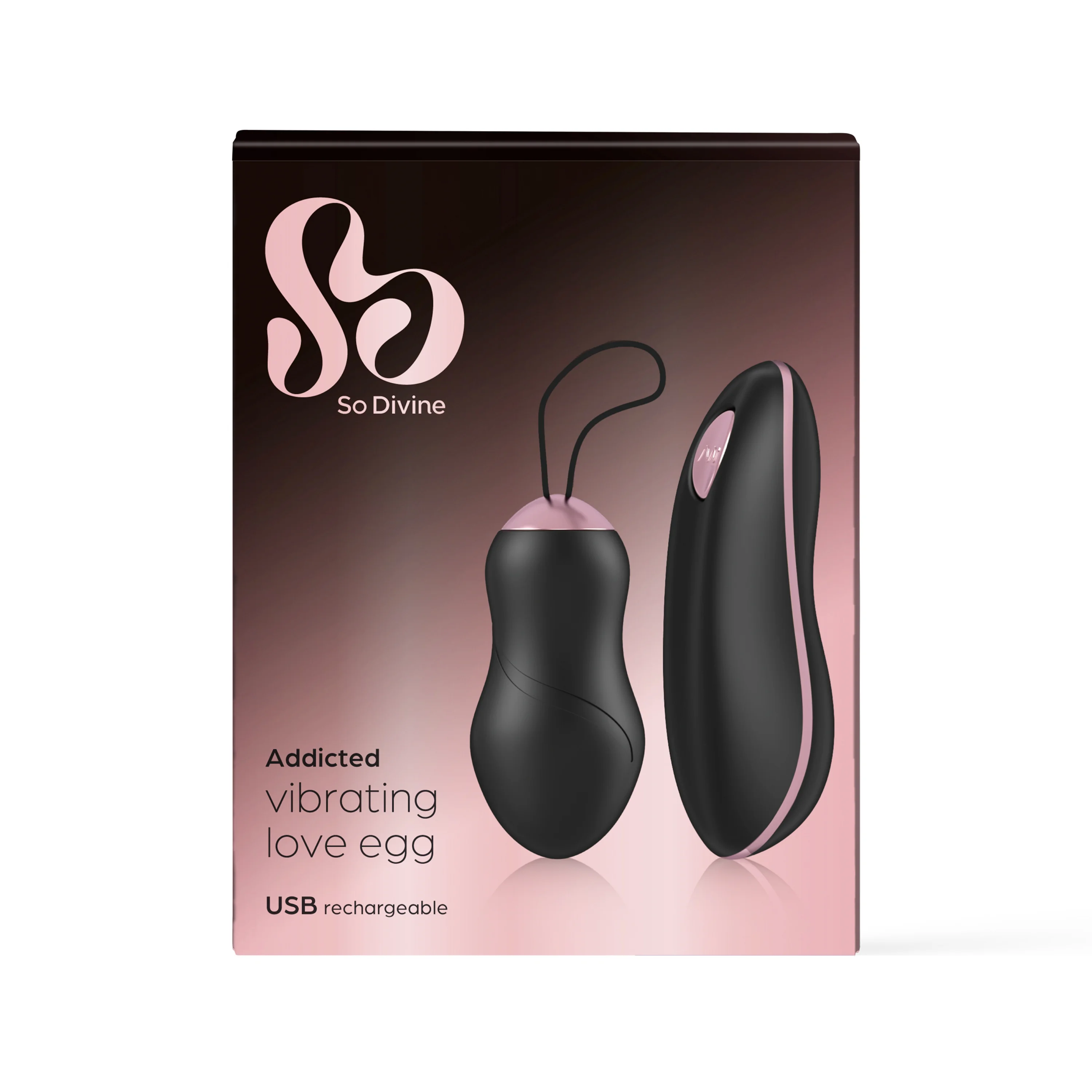 So Divine Addicted Love Egg wibrujące jajeczko sterowane pilotem, 1 sztuka