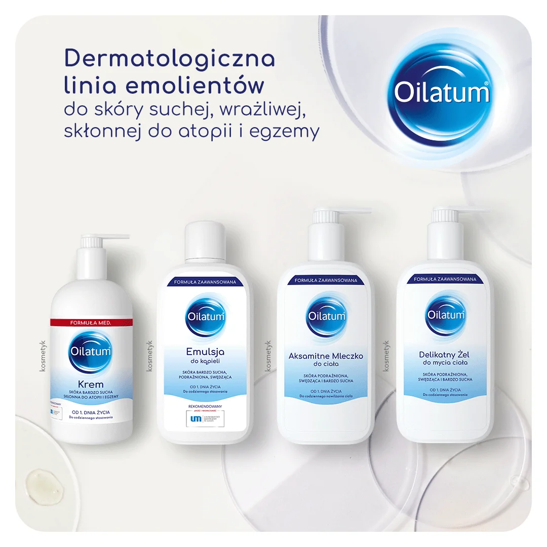 Oilatum Formuła Zaawansowana Delikatny żel do mycia ciała, 400 ml