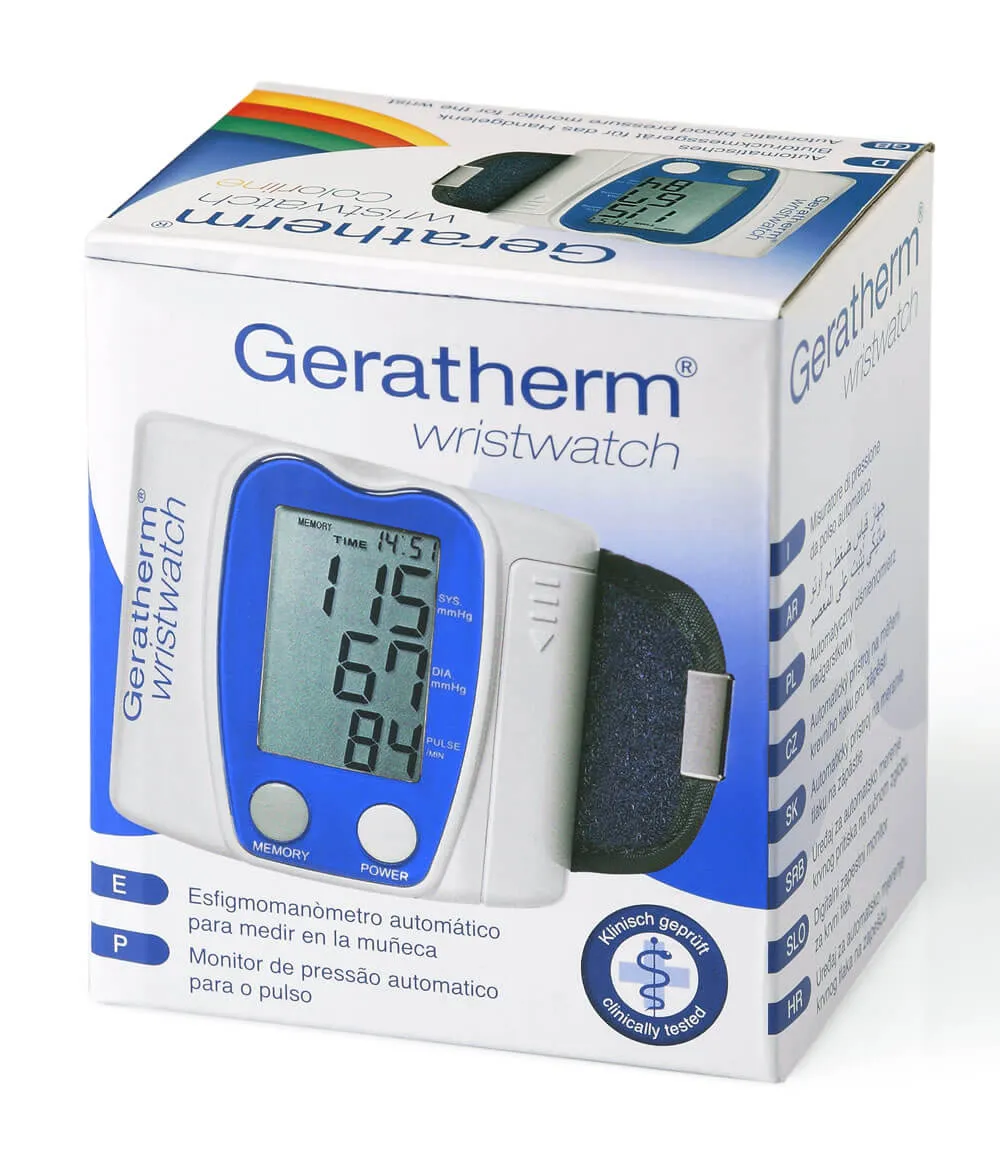 Geratherm Wristwatch, ciśnieniomierz  nadgarstkowy, niebieski 