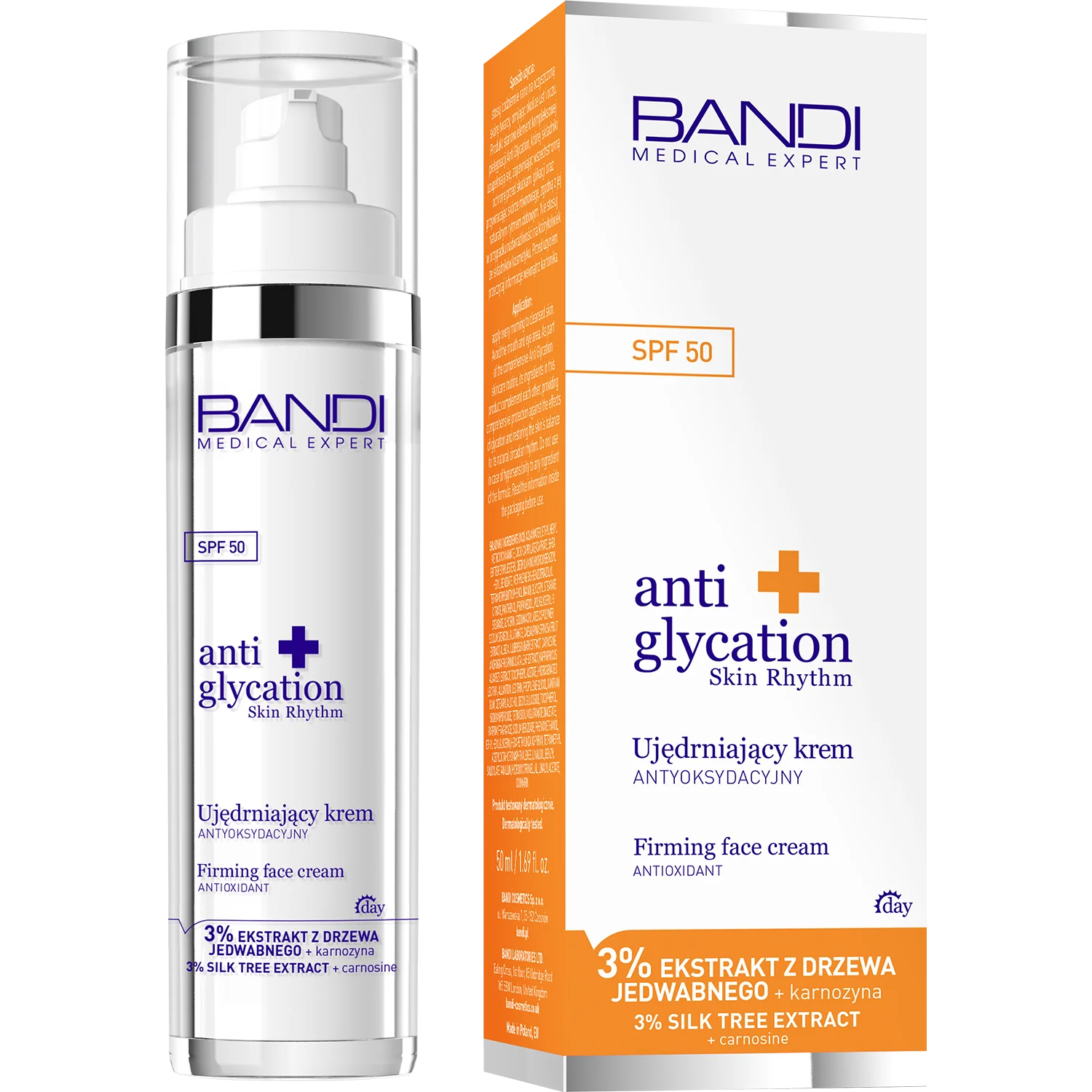 Bandi Medical Expert Anti Glycation ujędrniający krem antyoksydacyjny, 50 ml