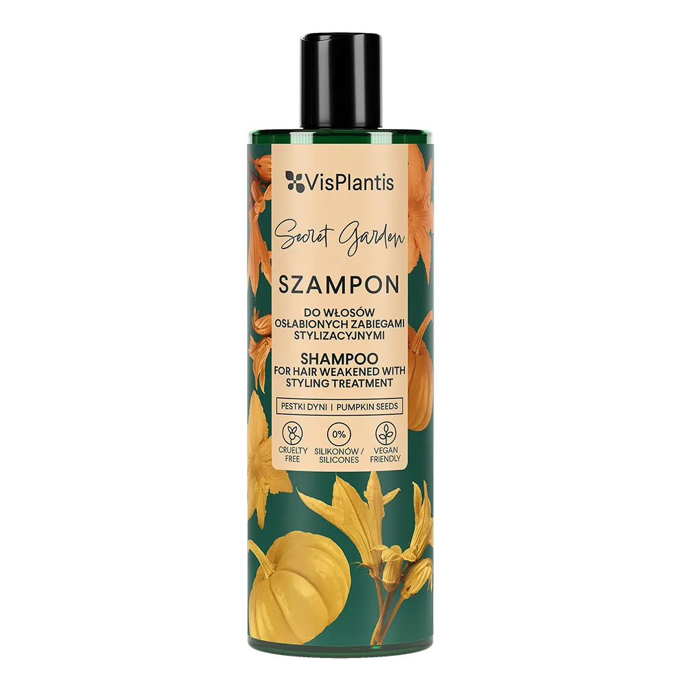 Vis Plantis  Herbal Vital Care, szampon do włosów osłabionych zabiegami stylizacyjnymi, 400ml