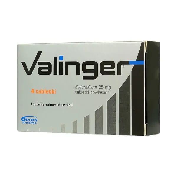 Valinger 25mg, 4 tabletki