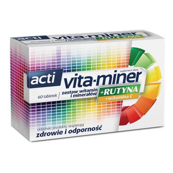 Acti Vita-Miner+Rutyna, suplement diety, 60 tabletek 