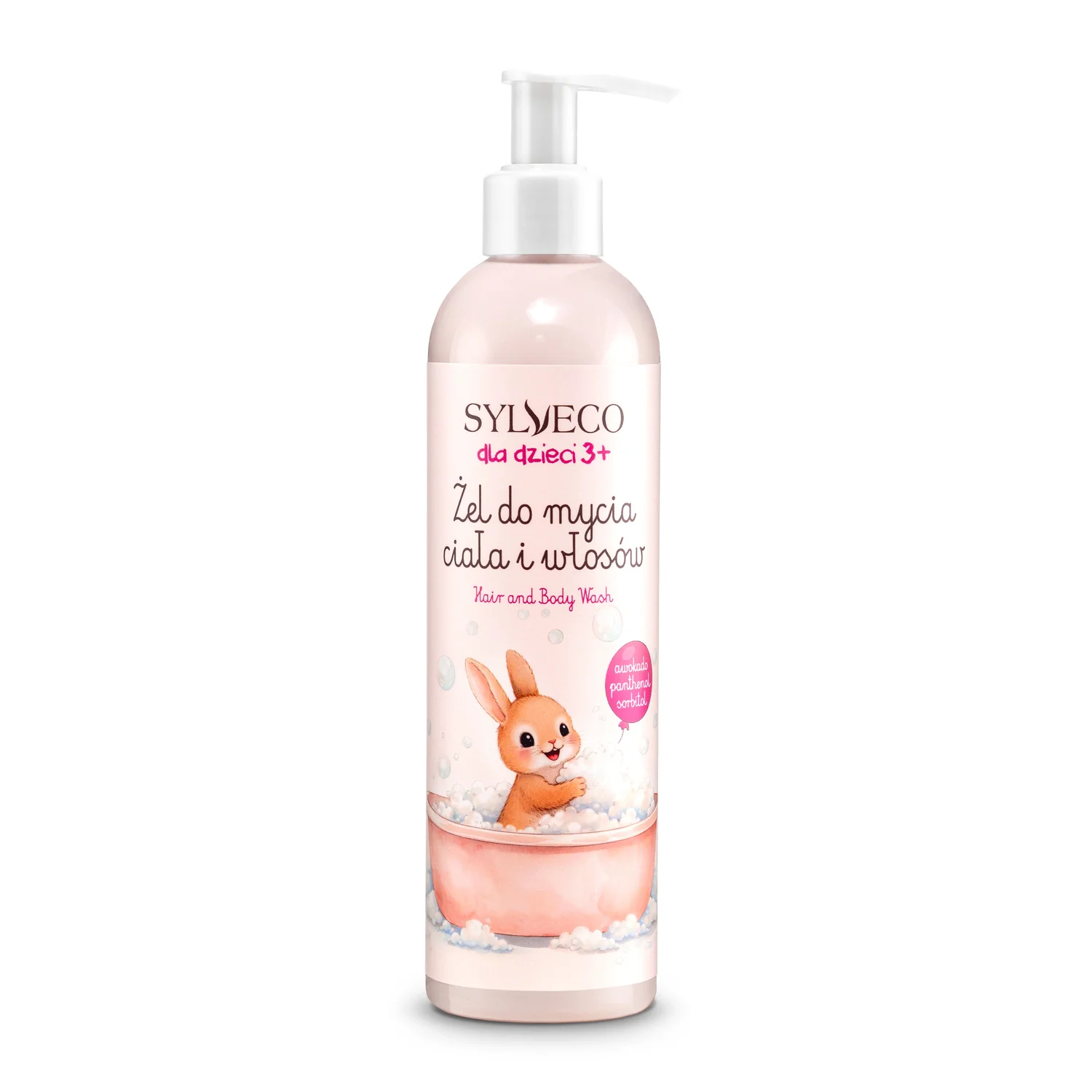 Sylveco dla dzieci 3+ arbuzowy żel do mycia ciała i włosów, 300 ml