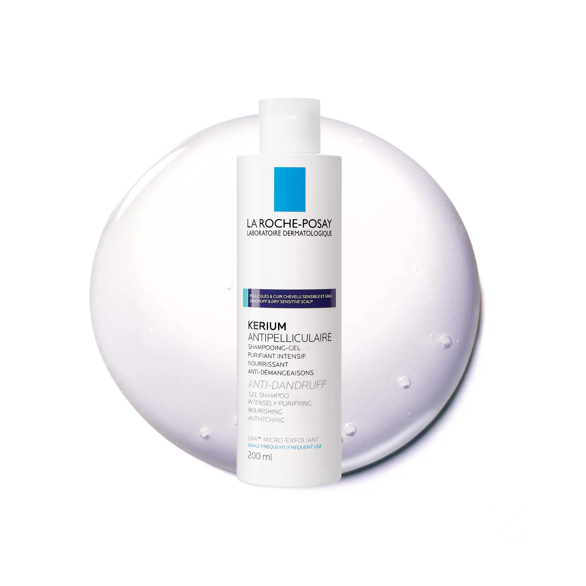 La Roche-Posay Kerium szampon przeciwłupieżowy, 200 ml