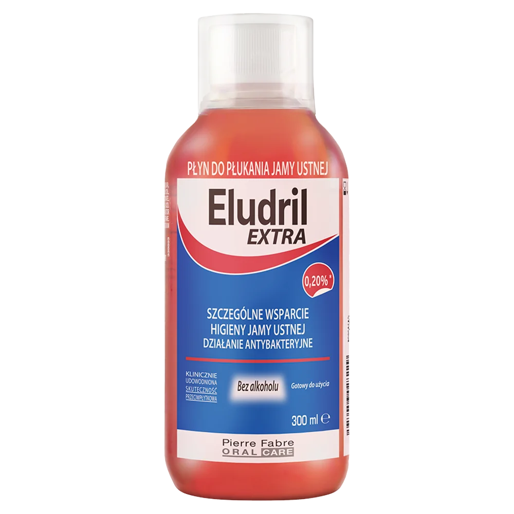Eludril Extra płyn do płukania jamy ustnej, 300 ml