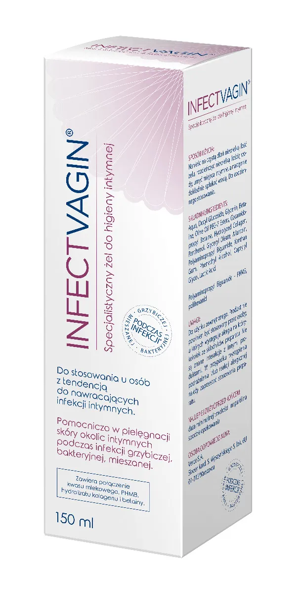 Infectvagin, specjalistyczny żel do higieny intymnej, 150 ml