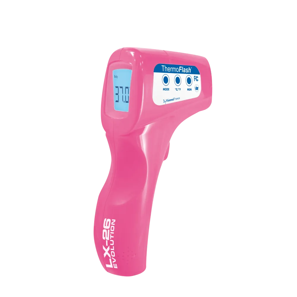 ThermoFlash Evo LX-26 fresh pink, termometr bezdotykowy