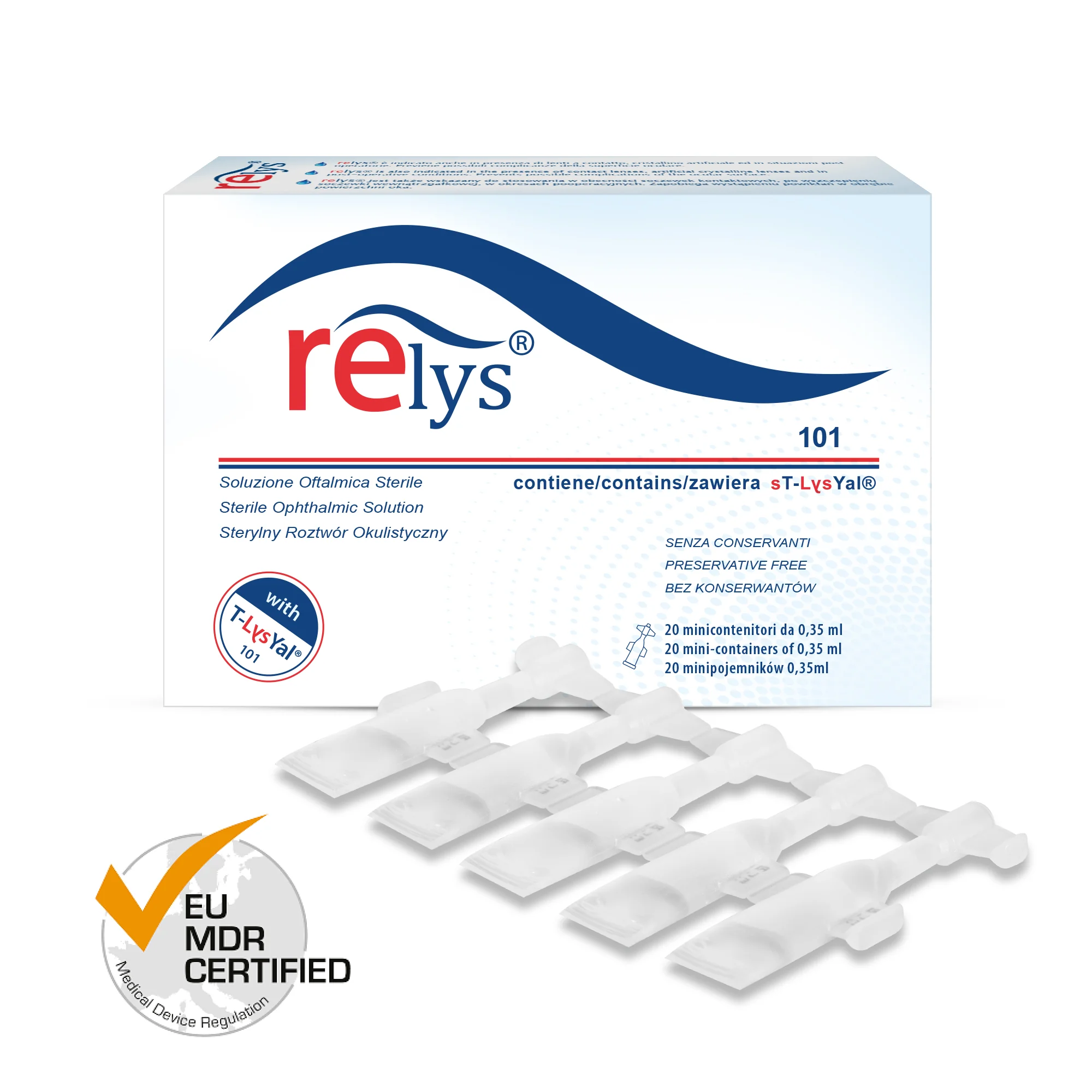 Relys Monodose roztwór, 20 x 0,35 ml