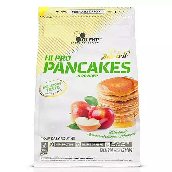 Olimp Hi Pro Pancakes odżywka białkowa, smak jabłko z cynamonem, 0,9 kg