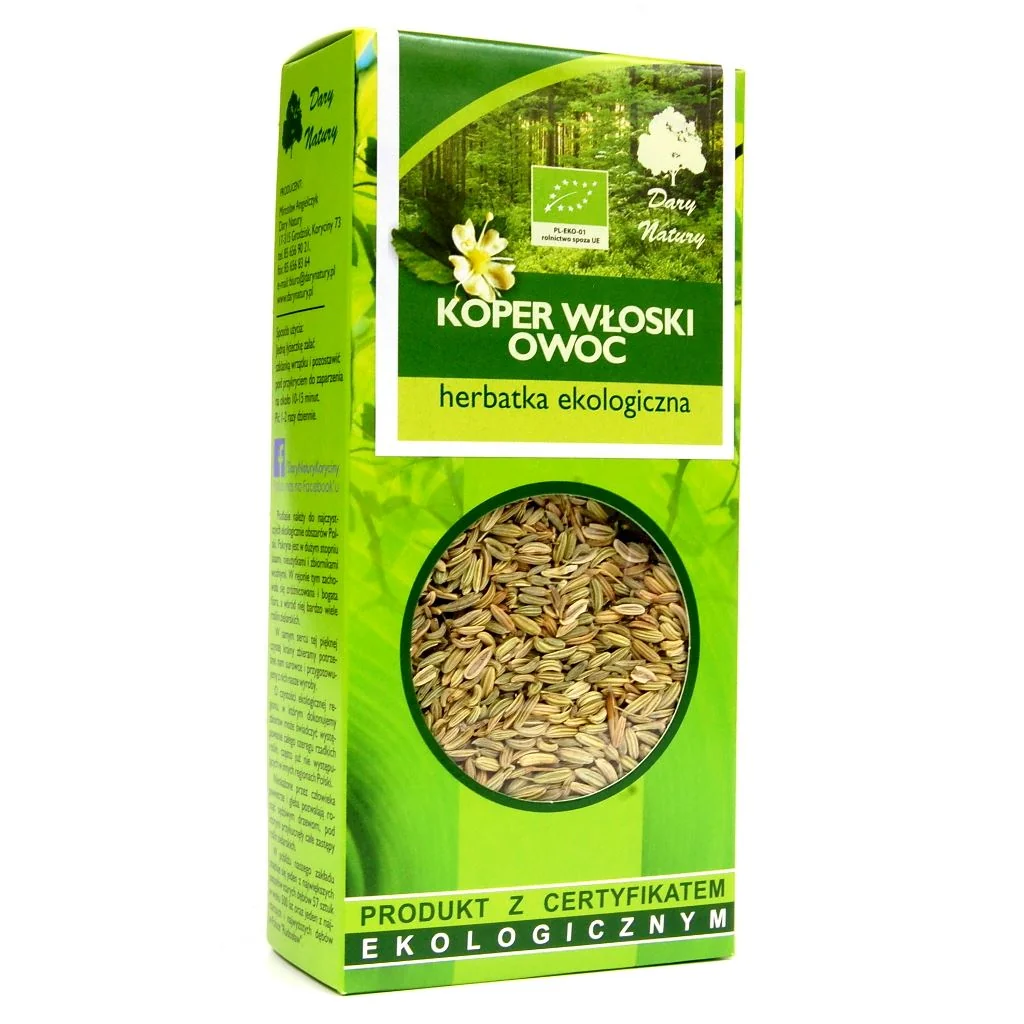 Dary Natury Koper Włoski Owoc herbatka ekologiczna, 50 g