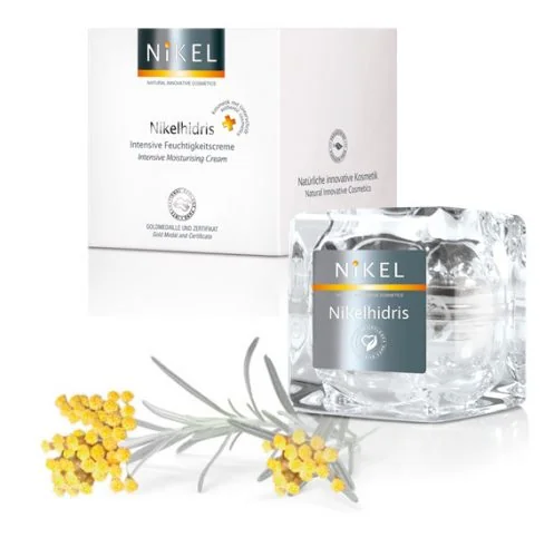 Nikel Nikelhidris nawilżający krem pod oczy z kwasem hialuronowym, miodem i kwiatem immortelle, 50 ml