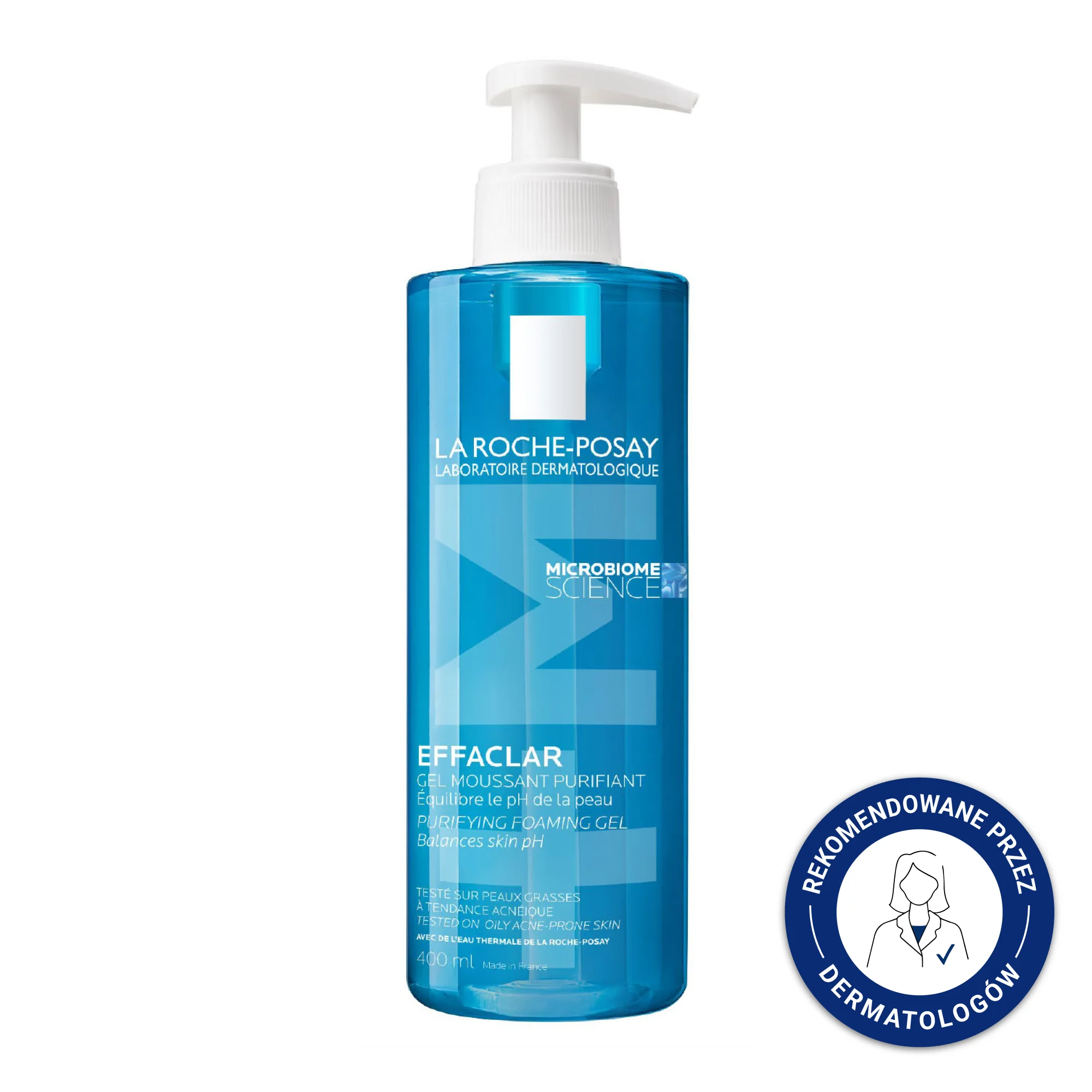 La Roche-Posay Effaclar oczyszczający żel do skóry tłustej, 400 ml
