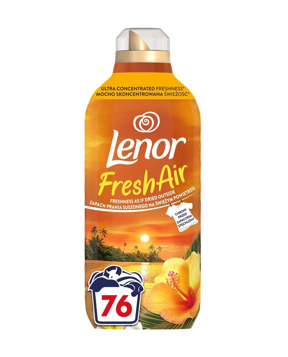 Lenor Fresh Tropical Sunset płyn do płukania tkanin, 76 prań