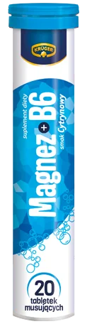 Krüger Magnez + witamina B6 tabletki musujące, 84 g