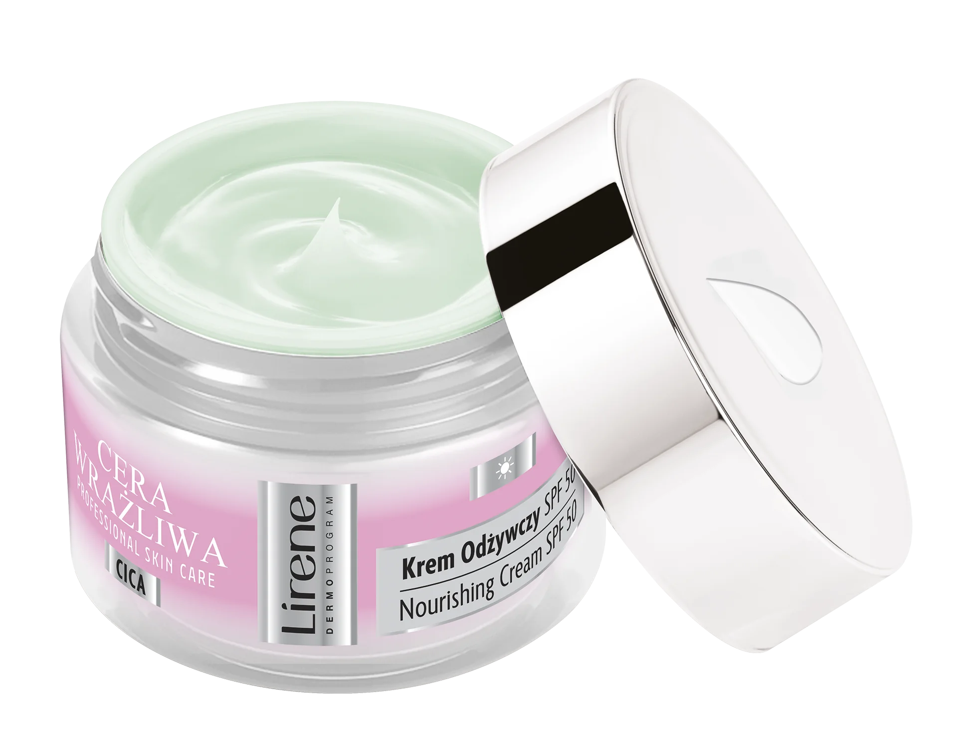 Lirene Cera Wrażliwa krem odżywczy SPF 50, 50 ml